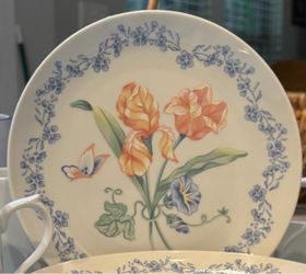 Blue & White Snack Set For 4