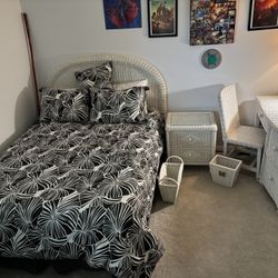 Wicker Bedroom Set
