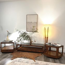 BREATHTAKING RARE Lane Altavista 3 Piece Coffee and End Tables              