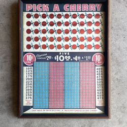 Vintage Punchboard 