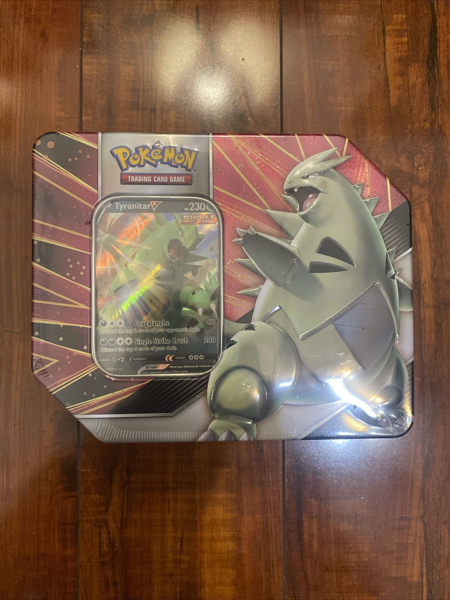 Pokemon Tyranitar Tin 3 Evolving Skies & 2 Brilliant Stars Packs New! Sealed! π₯