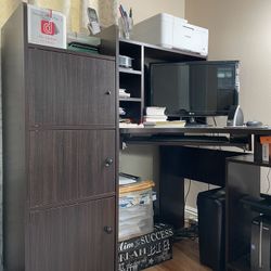Computer Desk With Storage