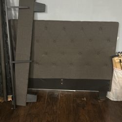 Grey Full Size Bed Frame 
