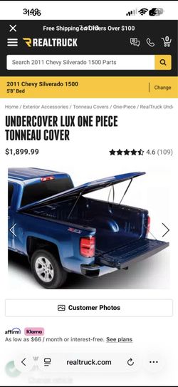 white hard lockable Tonneau cover Undercover LUX brand UC1066L-50