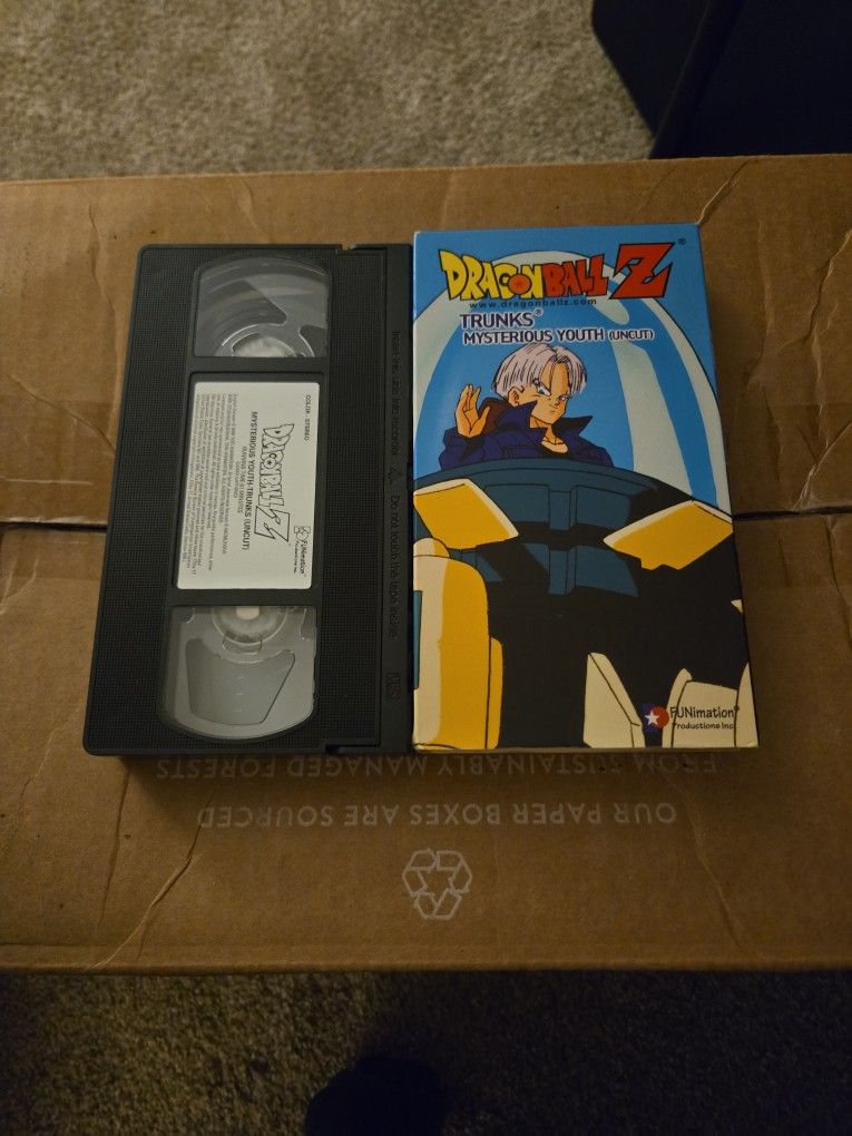 Dragon Ball Z VHS Tape "Trunks - Mysterious Youth (Uncut)"
