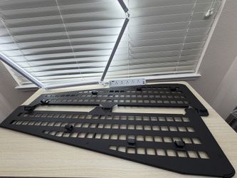 Used Truck Bed L-Track Molle Panels For Tesla Cybertruck, 2 pieces Left and Right. It has been installed for about 4 weeks. SKU436