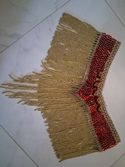 Red/Gold Belt for Belly Dancing from Brazil