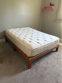 Queen mattress and bed frame