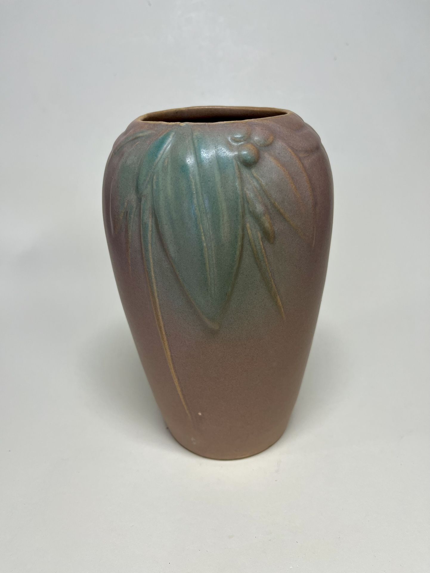 McCoy Pottery Leaves and Berries Vase