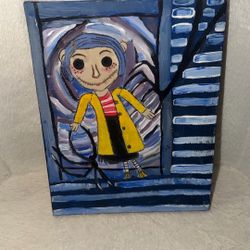 Coraline Painting Hand Painted Canvas Art