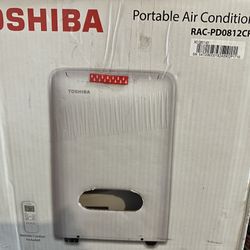 Brand new Toshiba air conditioner in factory box