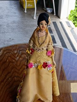1950s Filipino , Maria Clara antique doll