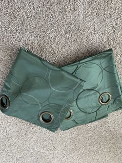 Blackout Curtains - Green