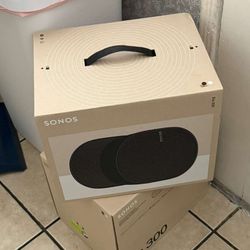 2 x Sonos Era 300 (Black) New Sealed! Includes Warranty!