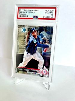 2017 Bowman Draft Chrome Gleyber Torres #BDC200 PSA 10 Gem Mint Yankees RC
