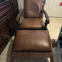 Chair and Ottoman 