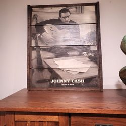 Wood Johnny Cash Pic