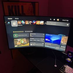 Samsung 37” 4k Curved Monitor 165 Hz