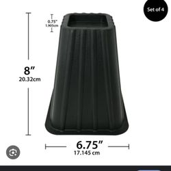 TALL BED RISERS- 4 PACK
