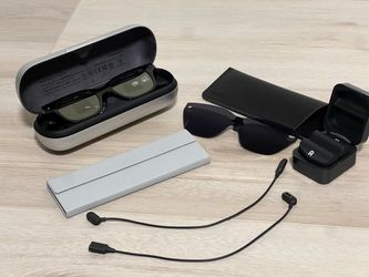 Rokid Glasses w/ Display AI/AR Smart Glasses – Full Accessory Bundle