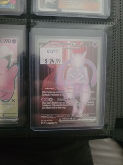 Team Rocket's Mewtwo ex Pokémon Card 213/182