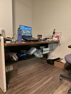 Premium Wooden Study Desk (With Shelf)