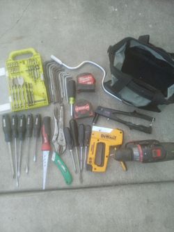 various tools( a starter up or DIY