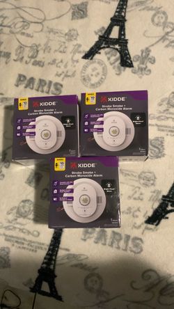 Kidde Strobe Smoke + Carbon Monoxide Alarm (3-Pack)