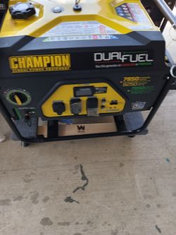  Generator Champion Dual Fuel 