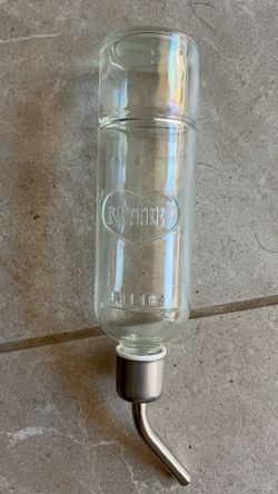 Kaytee Glass Animal Water Bottle