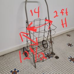 Folding  Shopping Cart Good Cond 