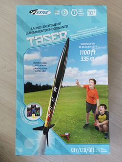 Estes Taser Rocket Launch Set -

Model 1491
-
Skill Level 2 - BRAND NEW IN BOX