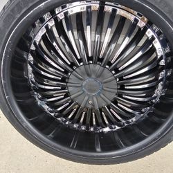 Tire And Rim 22s 