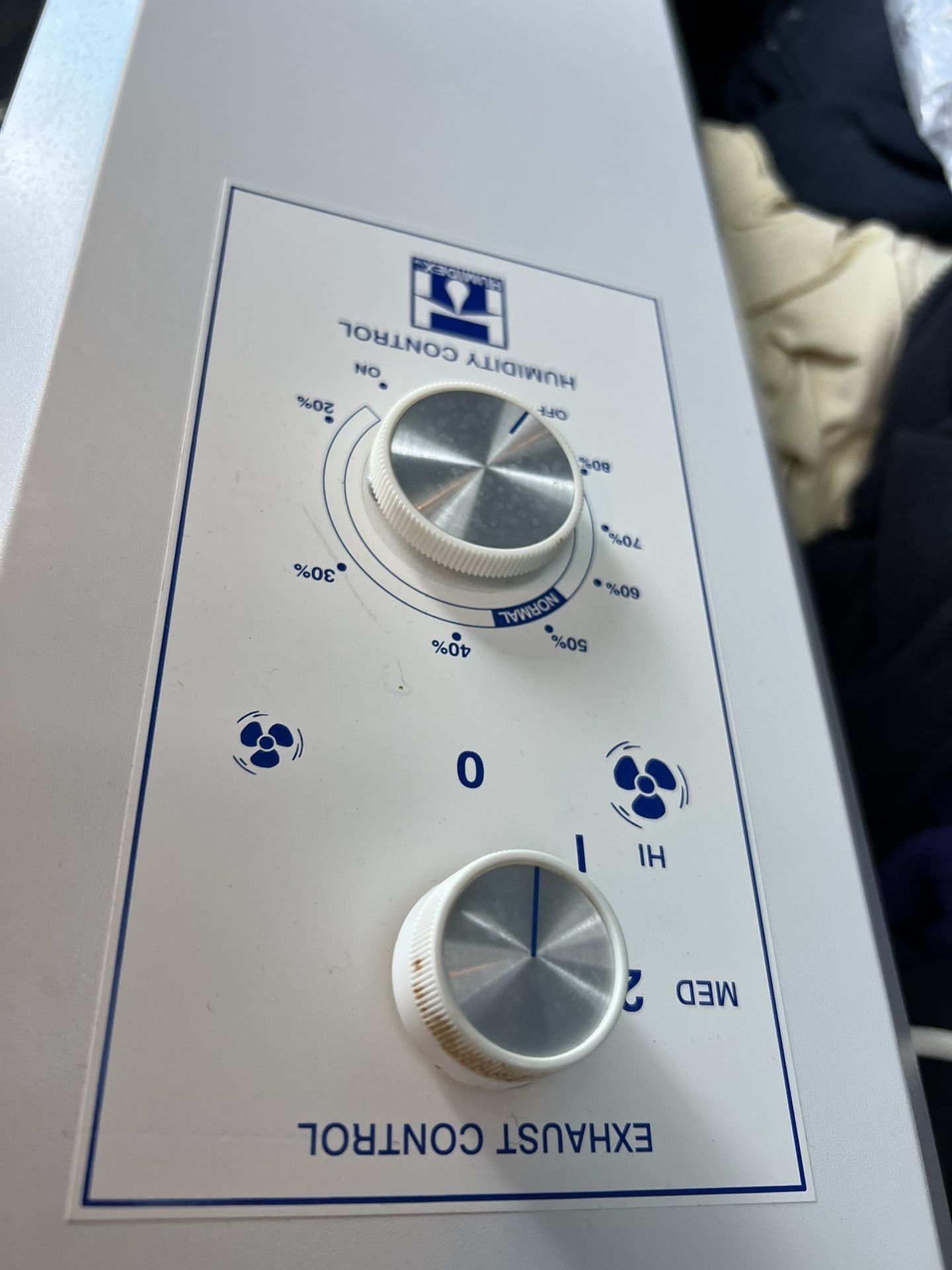 Humidity Control Exhaust Control 