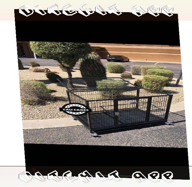 Firm Metal Dog Crates - Stable and Secure a from