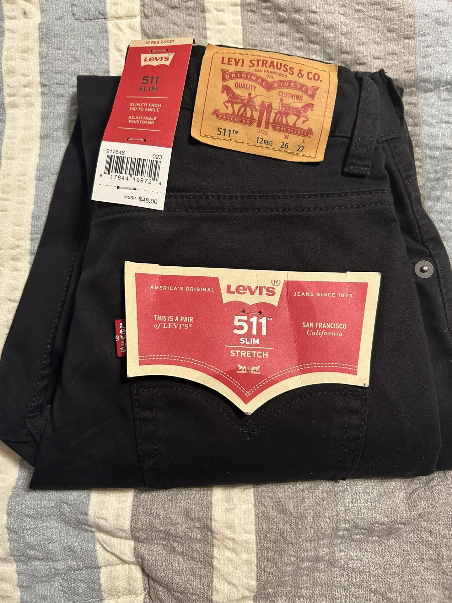 Levi’s 511 Slim Stretch Boys Size 12 Reg