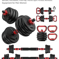 Dumbbell/kettlebell/barbell Set 70 Pounds 