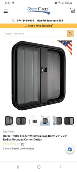 2x rec pro windows for rv, campervan, etc great security windows