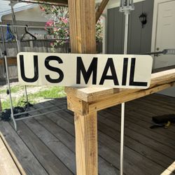 Vintage US Mail sign