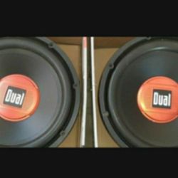 12" Subwoofer Dual 