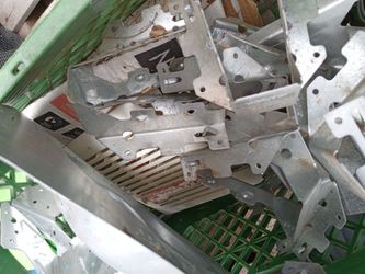 Mixed Lot of Metal Brackets and Hardware