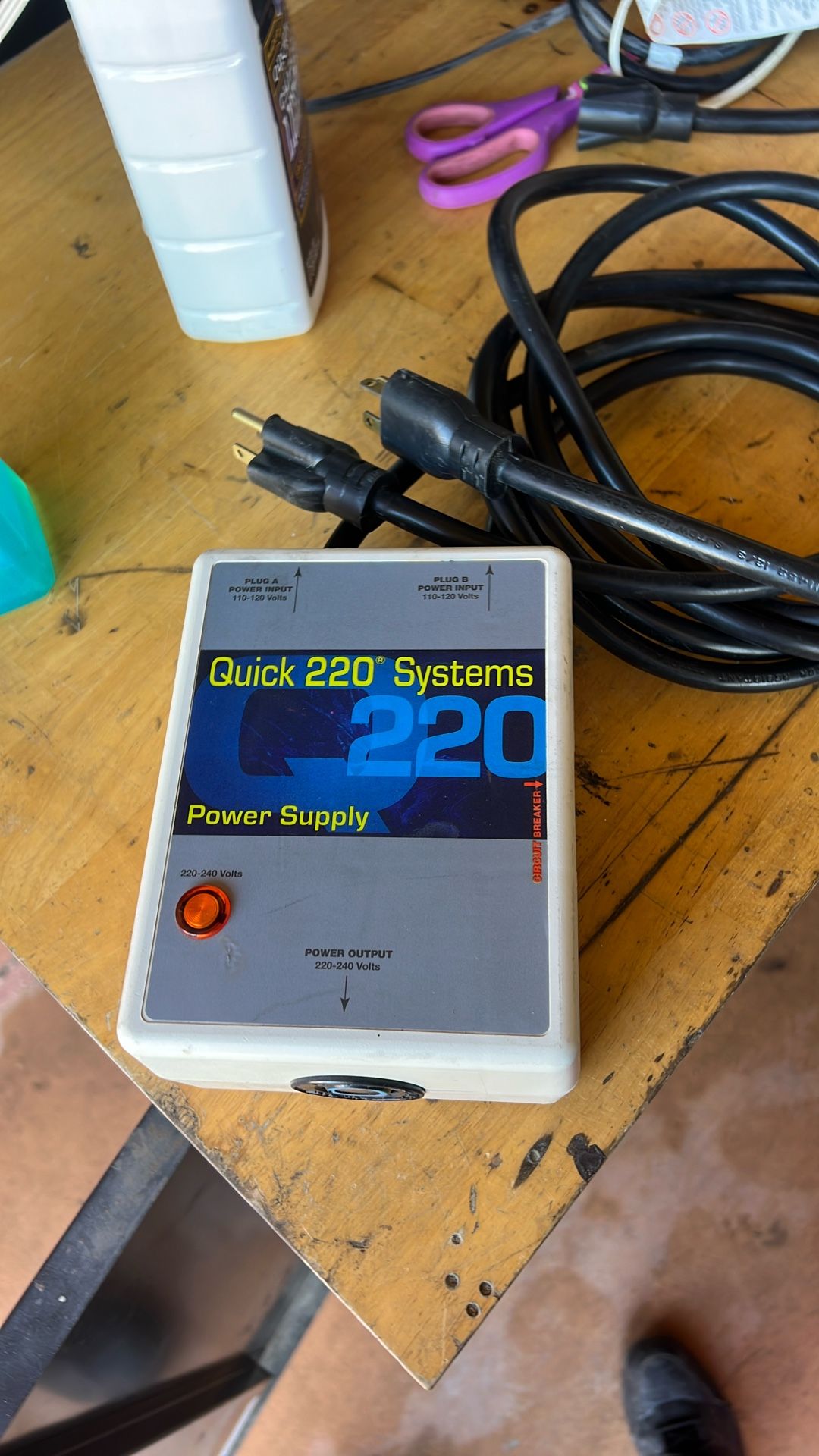 Quick 220 System 120v To 240v