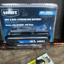 Hart 40 Volt 2.5 Ah Lithium Ion Battery