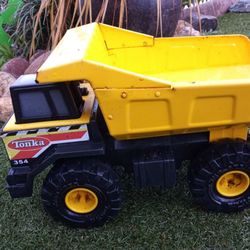 Two big Tonka trucks