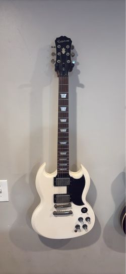 Epiphone SG White Electric Guitar