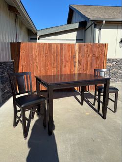 Table and chairs