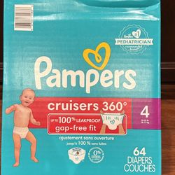 Pampers cruisers size 4 $25/each box