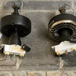 Two Hunter Original 42” Ceiling Fans With Lights