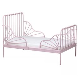 IKEA Minnen Extendable Pink Bed frame 