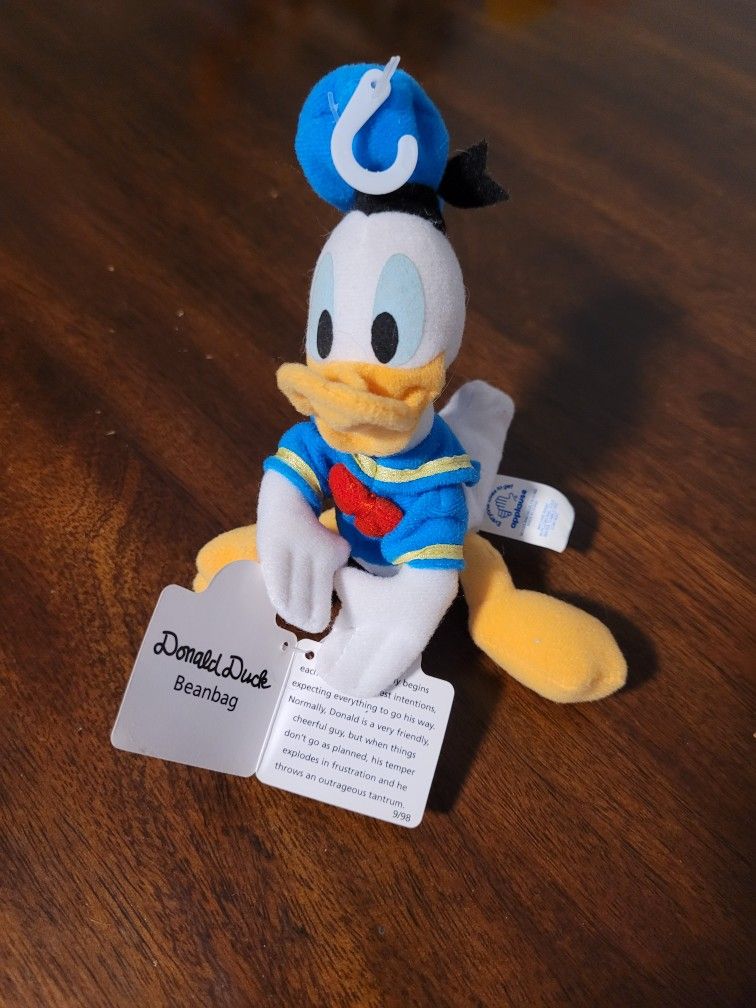 Disney Vintage Donald Duck Bean Bag